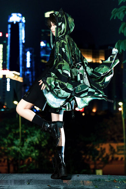 Dark Knight Command Cyberpunk Cat Ear Suit