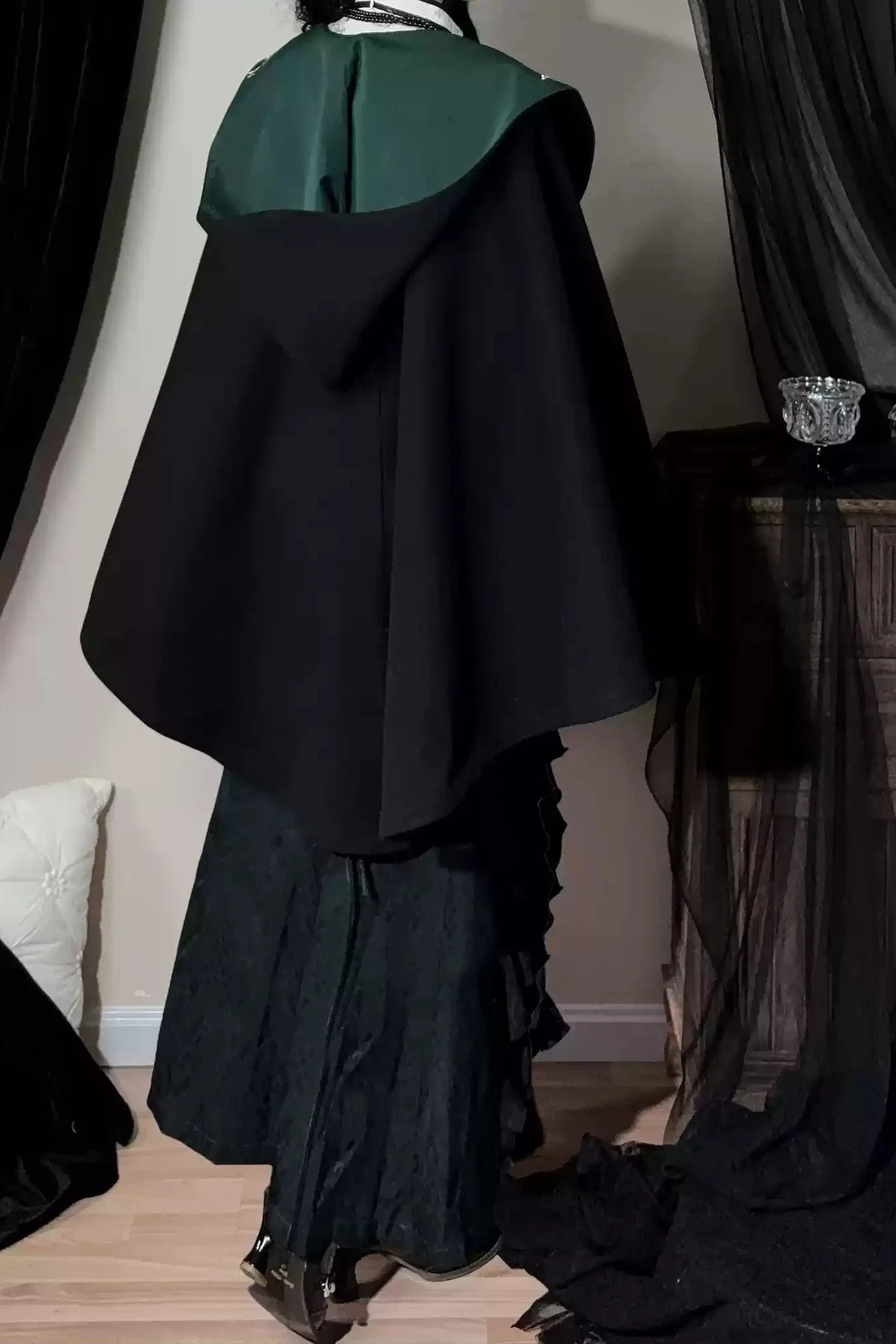 [pre-order] Chinese-style Snake Coat Hoodie Cape Tassel Dress Suit