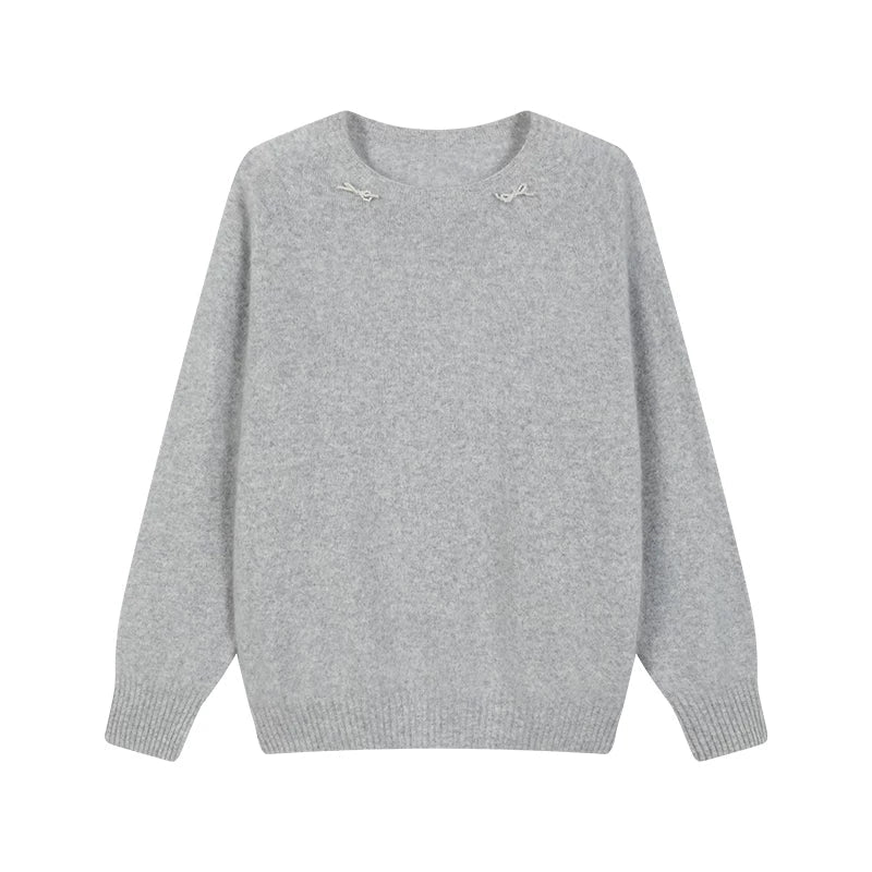 Pearl Bowknot Sweater
