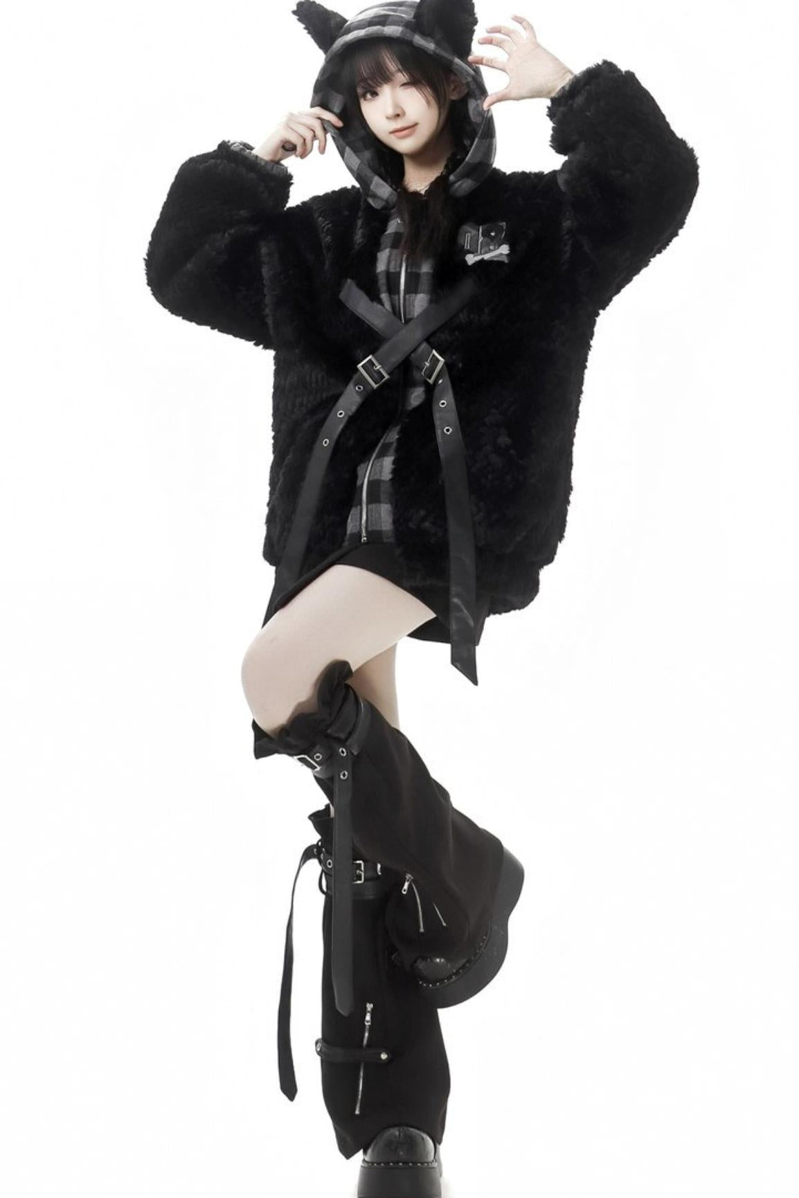 Nocturnal Creature Fur Warm Winter Set