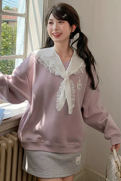 Cat Fleece Sweatshirt