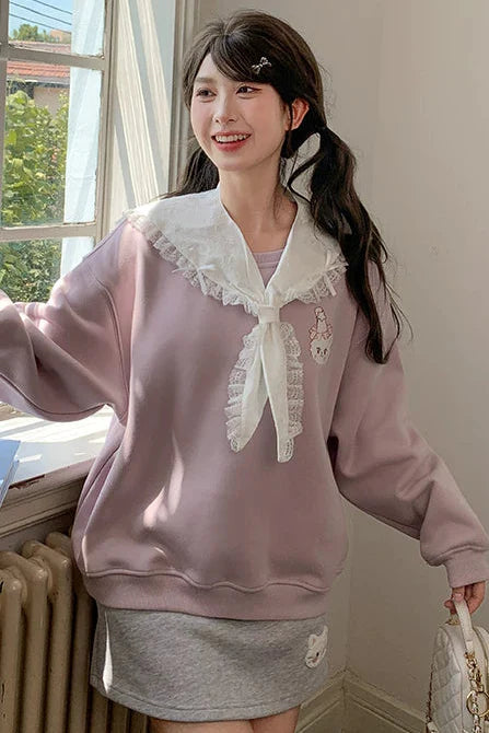 Cat Fleece Sweatshirt