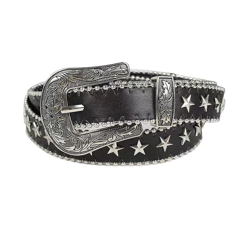 Double Waistband High Street Pants + Belt