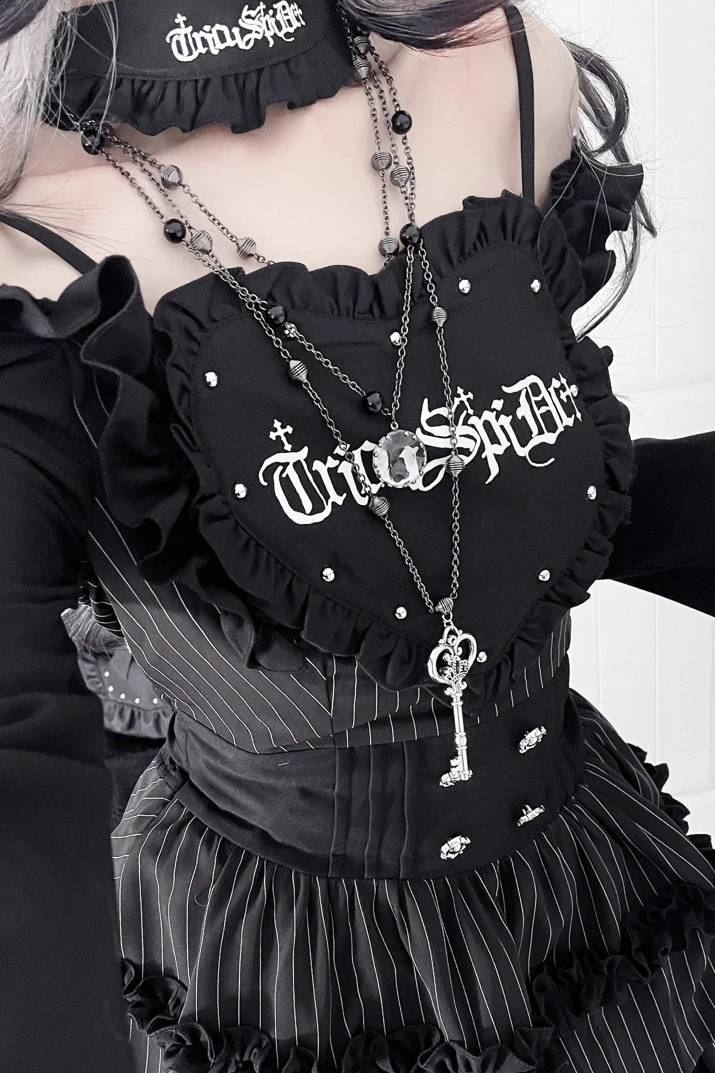 Subculture Gothic Dark Slim Long Sleeve Dress