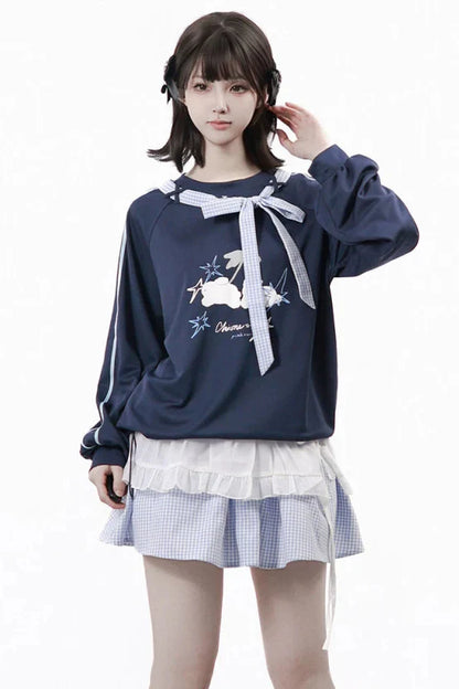 Star Flag Top + Pants + Skirt