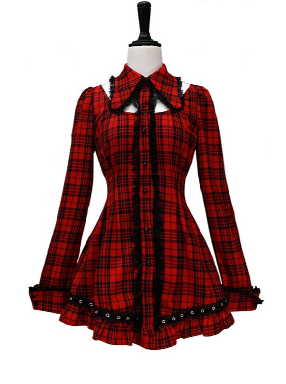 Punk Red Grid Set