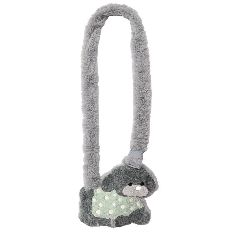 Puppy Design Sweatshirt + Gray Bag