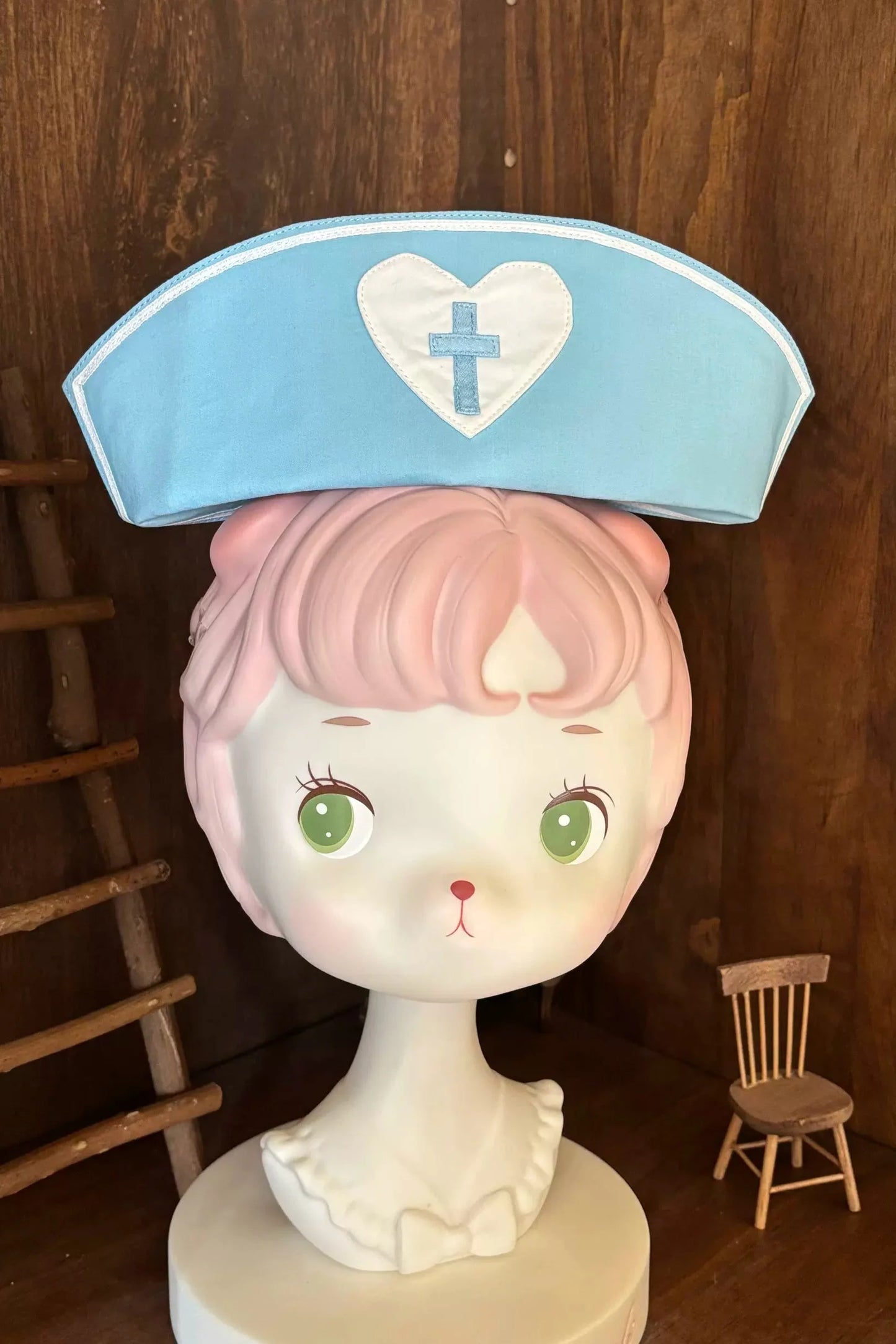 [pre-order Deadline: May 4] Heart Cross Nurse Cosplay Lolita Series Nurse Hat