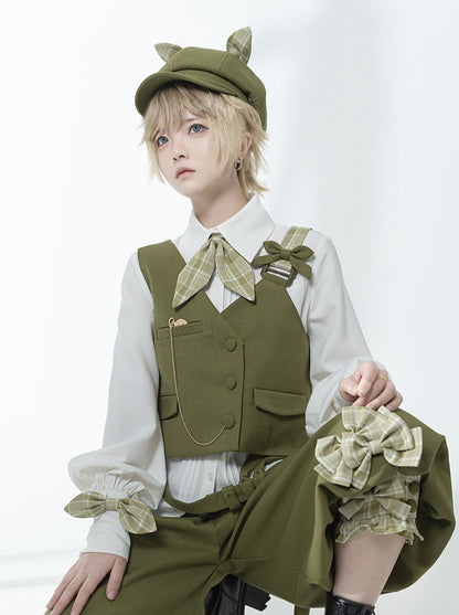 Secret Morning Post Retro Rabbit Ears Bow Beret