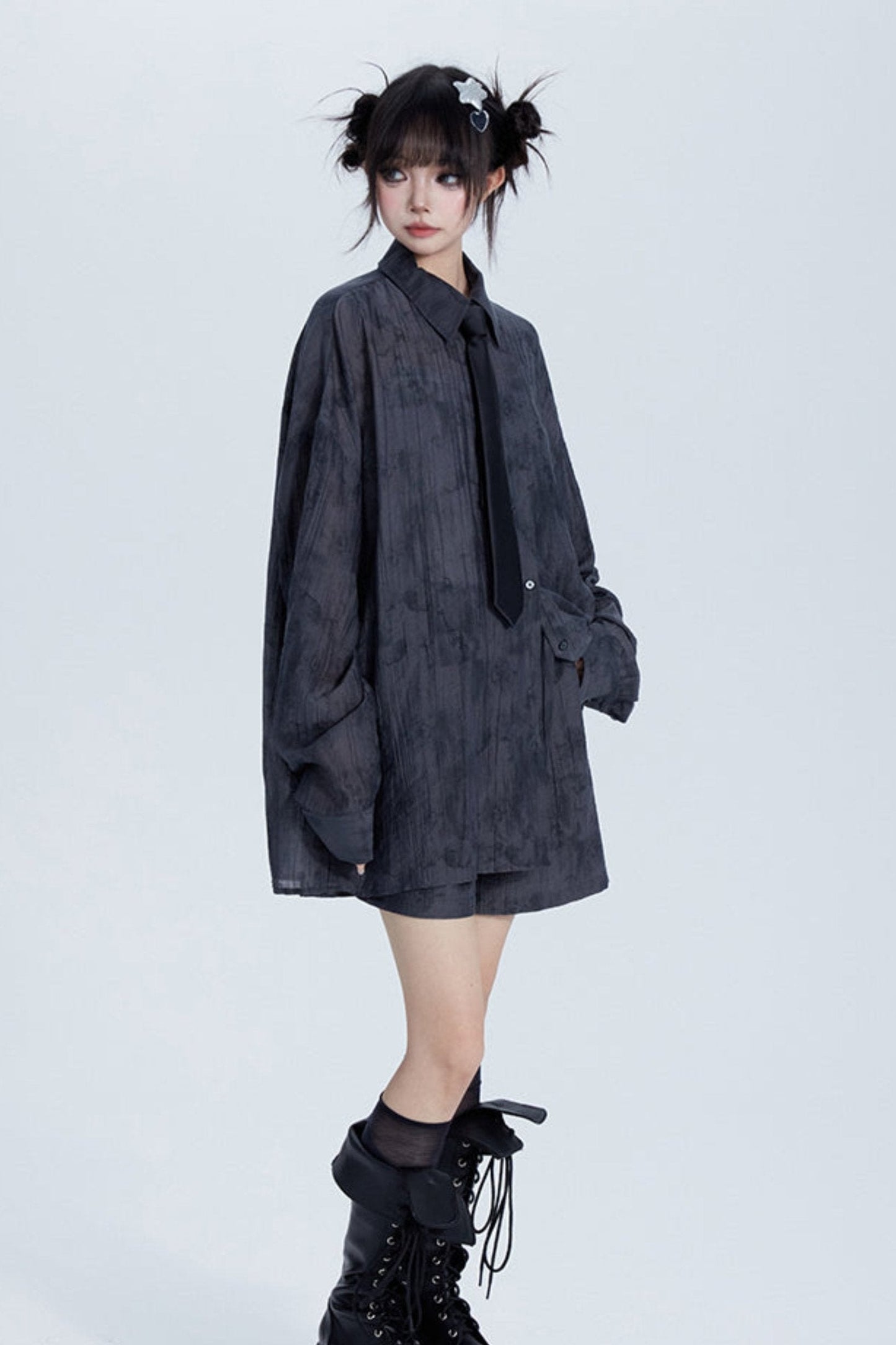 Summer Tencel Shirt & Shorts Set