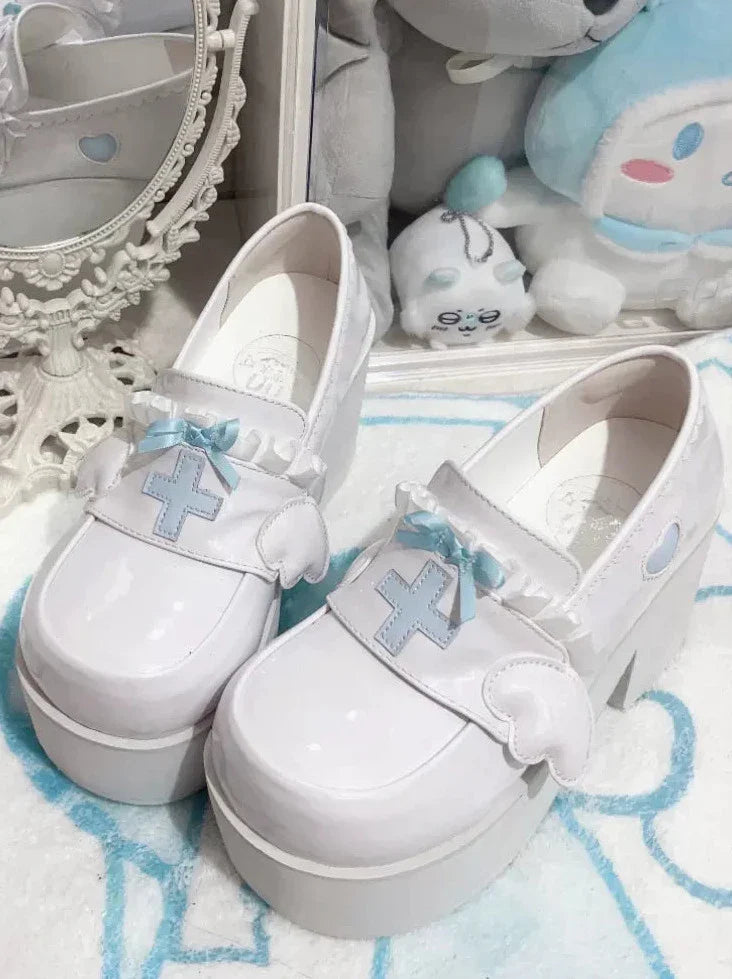 [angel Style] Medical Lace Platform Shoes