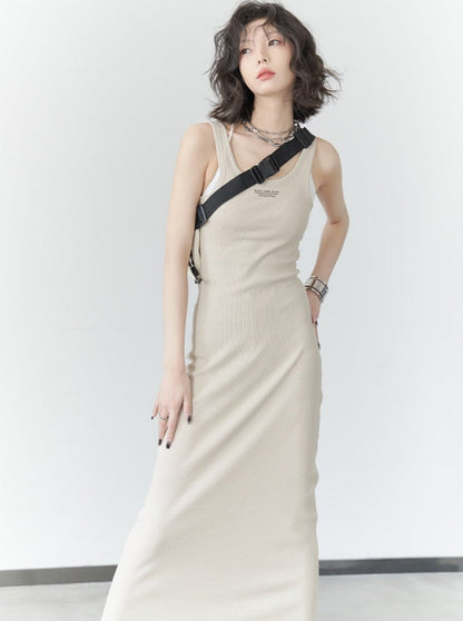 Camisole Long Knit Dress