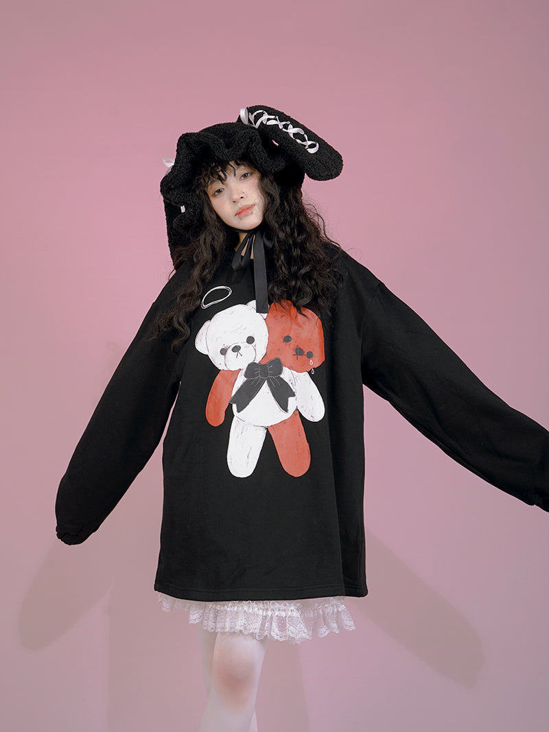 Lace-up Rabbit Snow Hat