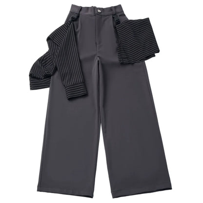 Neutral Hooded Jacket + Coat + Top + Pants + Straps