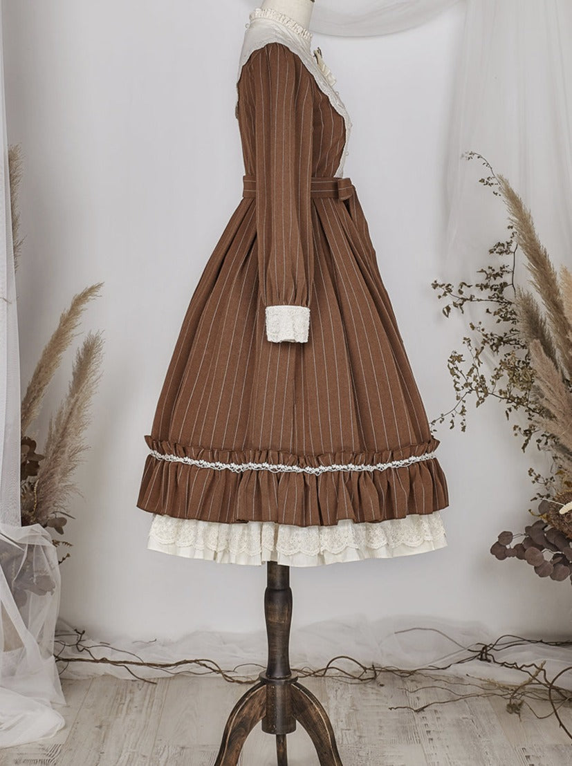 Classical Striped Volume Lolita Dress [pre-order]