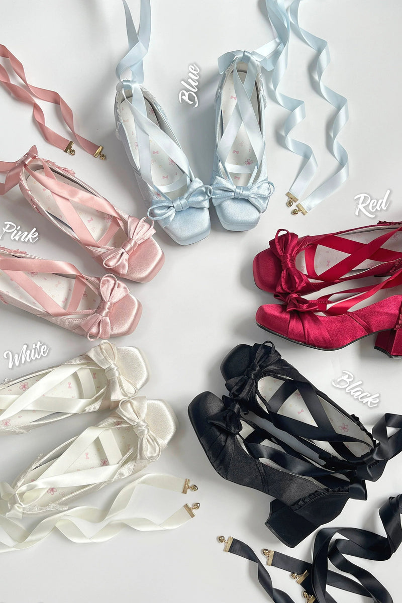 Lace-up Ribbon Ballet Lolita Shoes