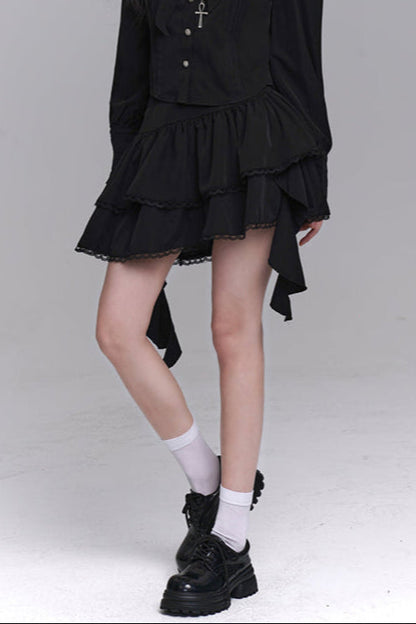 Mode Shirt + Short Skirt