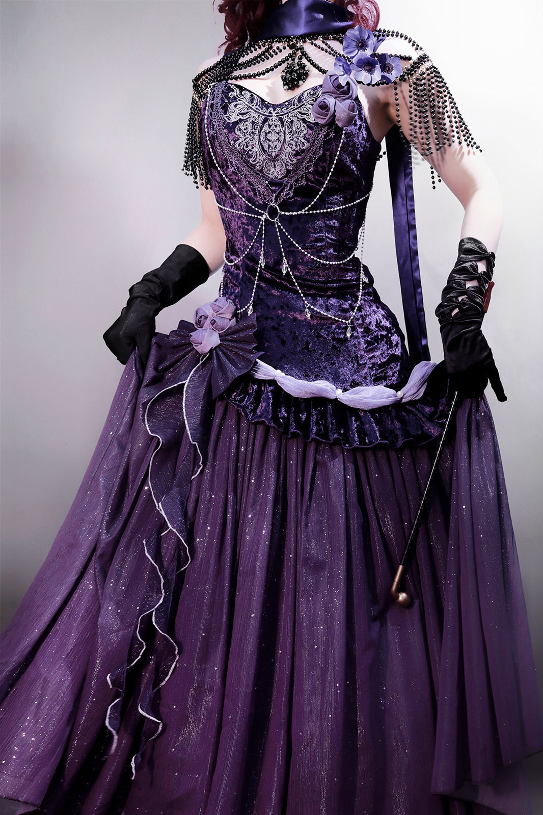 [pre-order] Mysterious Nocturne Lolita Suspender Mermaid Dress
