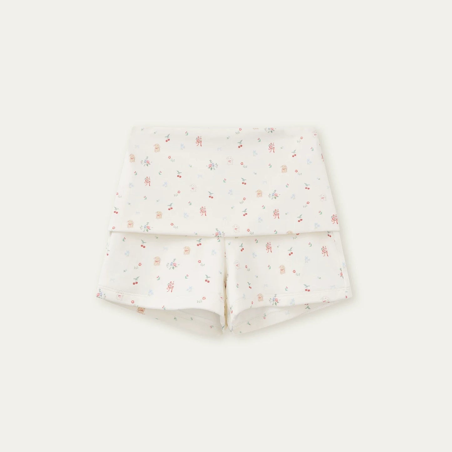 Printed Doll Collar Blouse + Pants