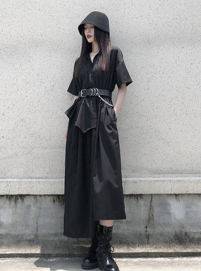 Black Dress Niche Design Regular Skirt