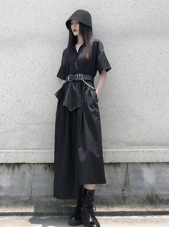 Black Dress Niche Design Regular Skirt