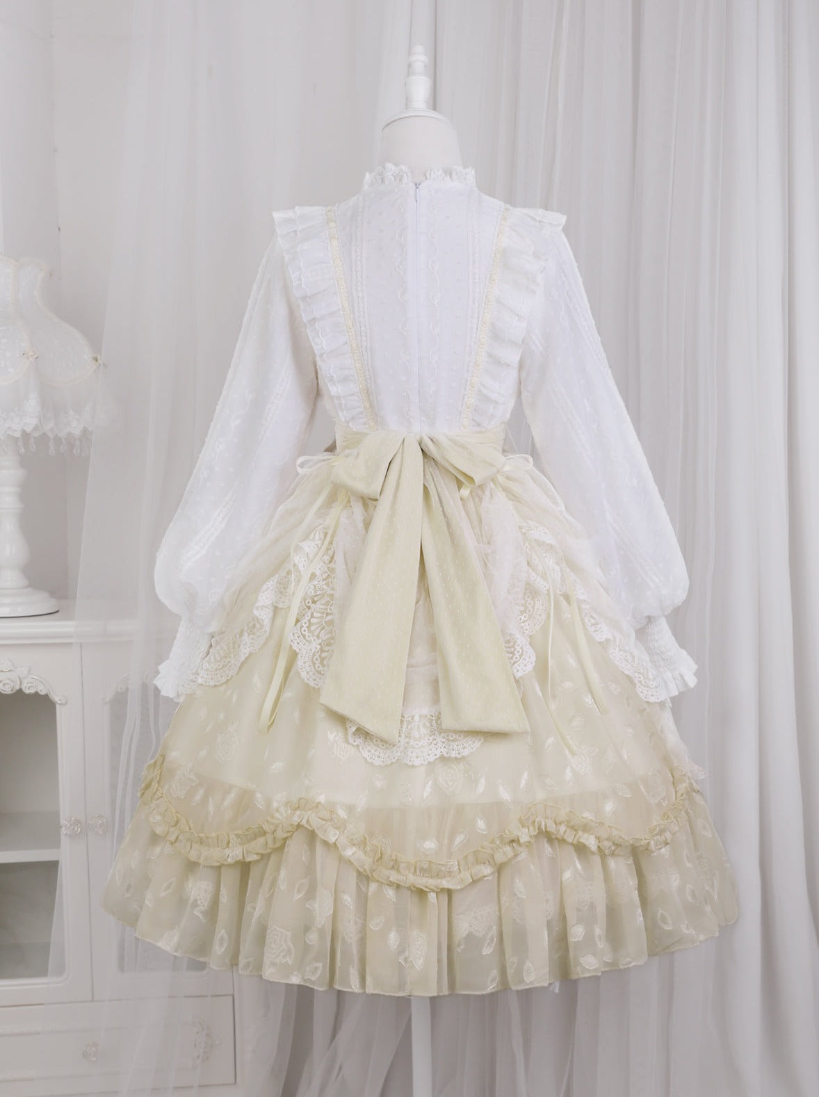 Pure Girly Tulip Ruffle Lolita Dress