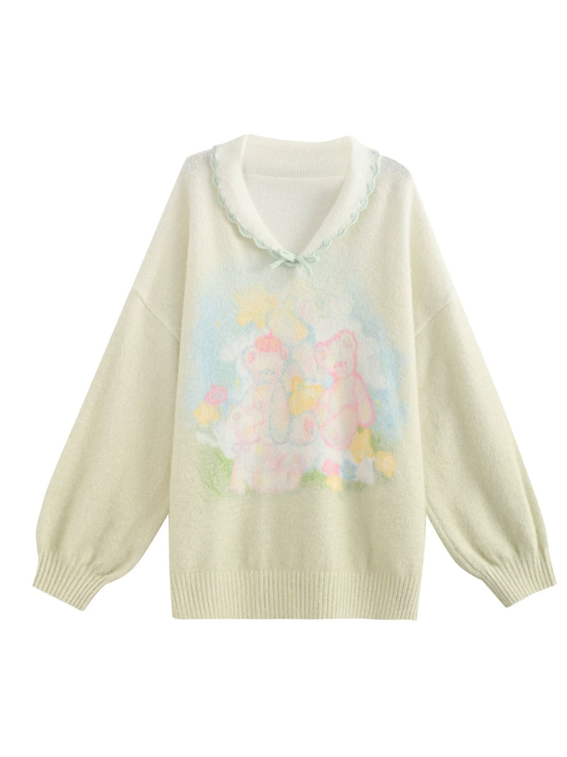 Sweet Bear Knit Sweater