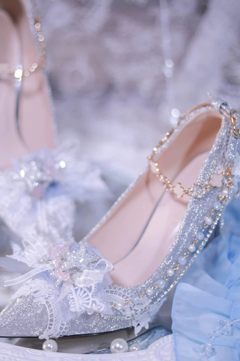 Shiny Wedding Shoes
