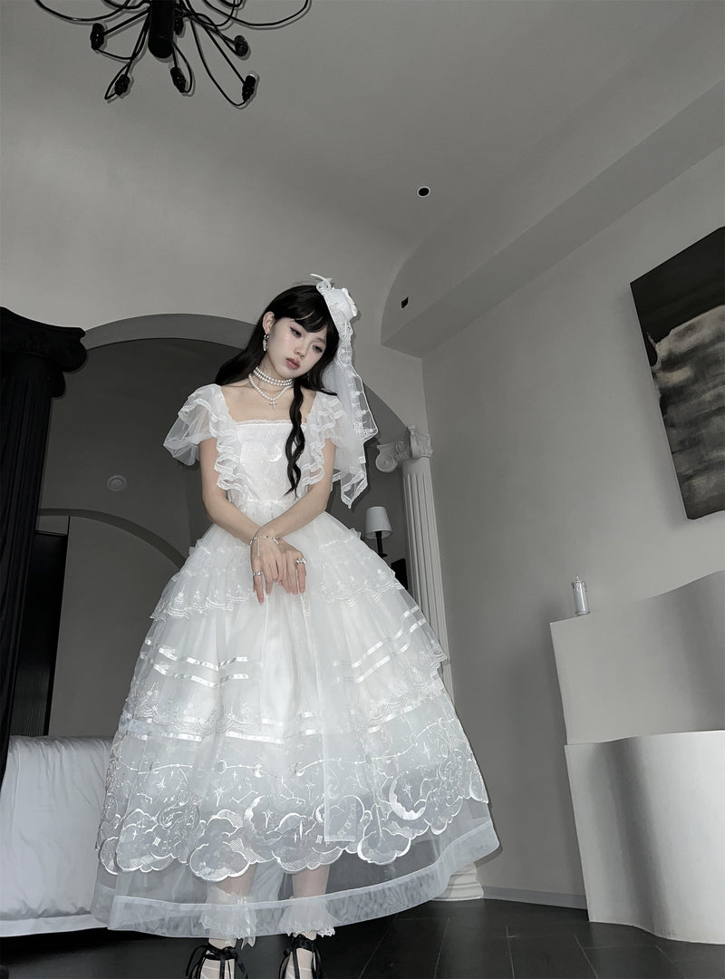 Summer Tiered Lolita Dress + Lolita Jumper Skirt