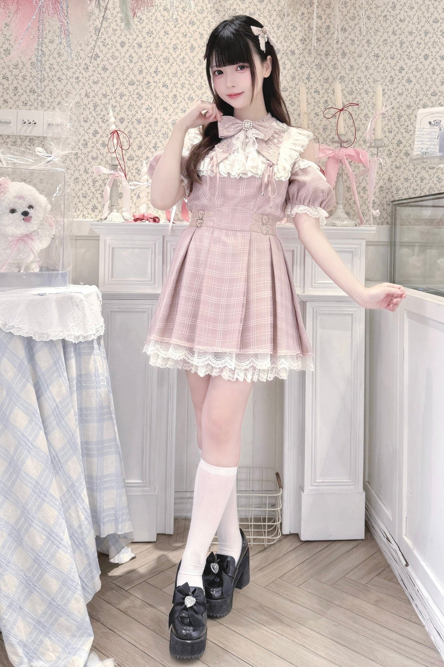 [pre-order] Sweet Plaid Sweet Girly Dress