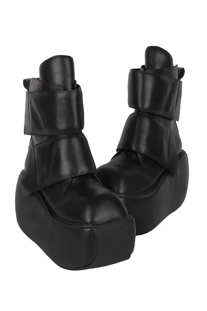 Dark Punk Mid-calf Boots