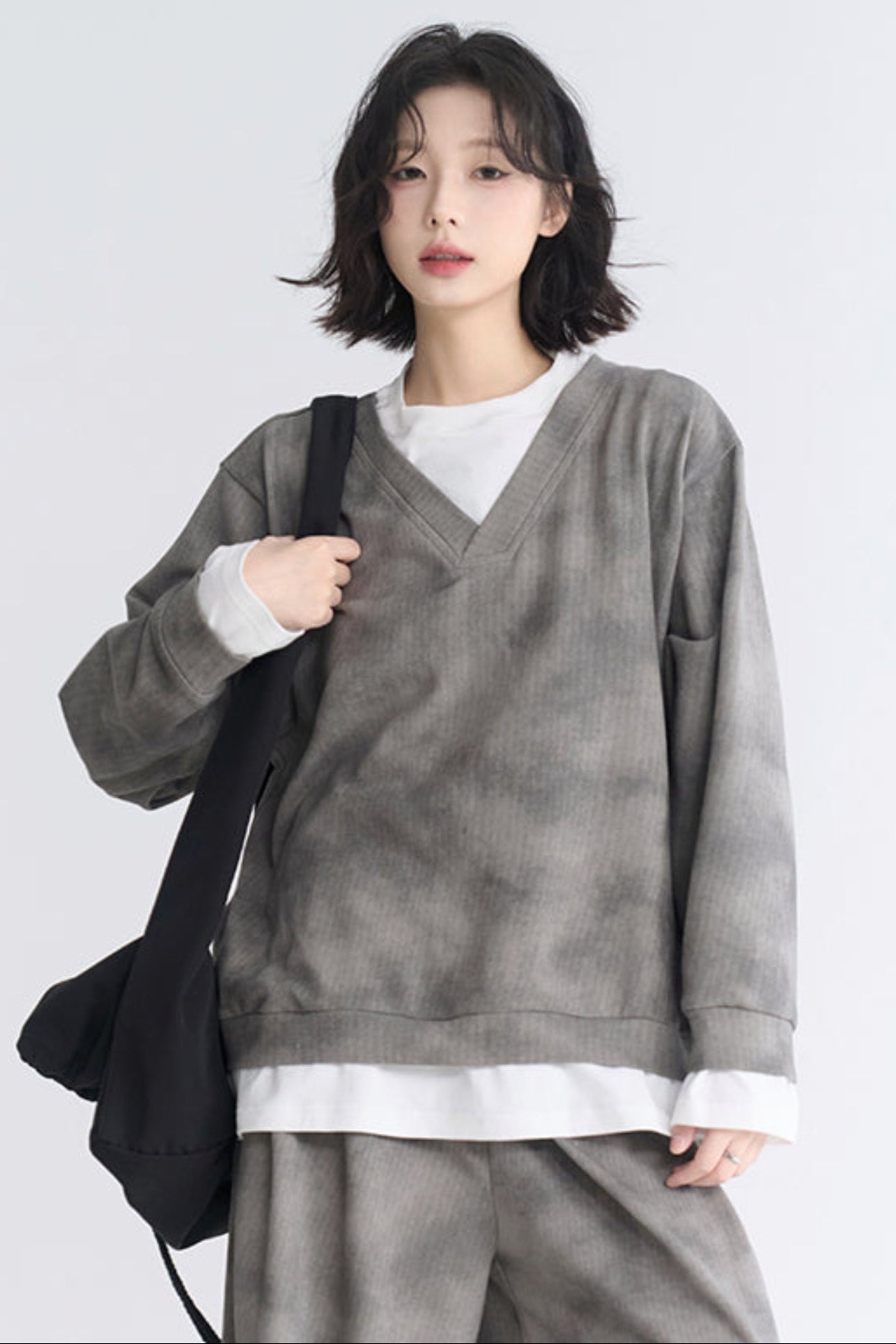 Museum Style Relaxed Top + Loose Pants