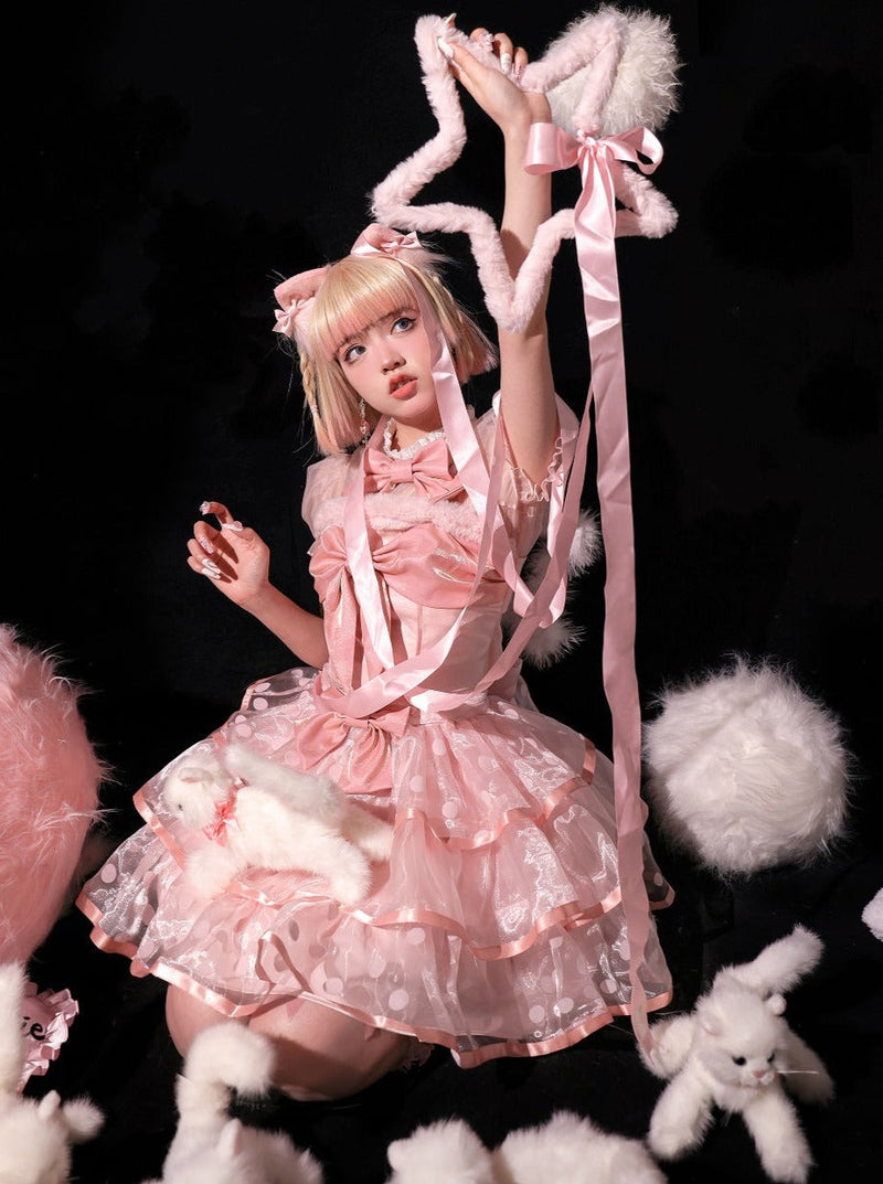 Pure Pink Sweet Princess Dress