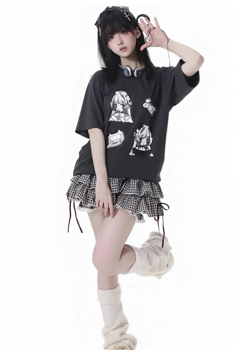 Heat Beat Mode T-shirt + Skirt Pants