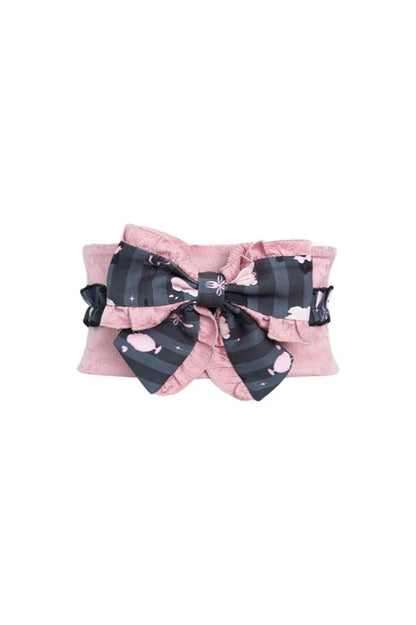 Japanese Style Top + Cape + Ribbon Girdle + Tiered Skirt