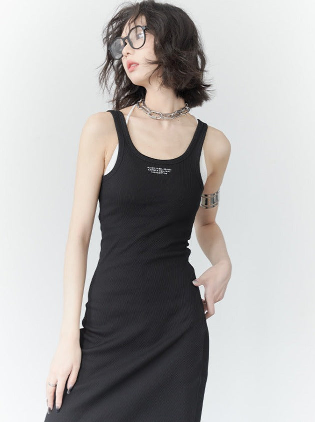 Camisole Long Knit Dress