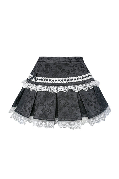 Dark Sweet Girly Top + Tiered Skirt