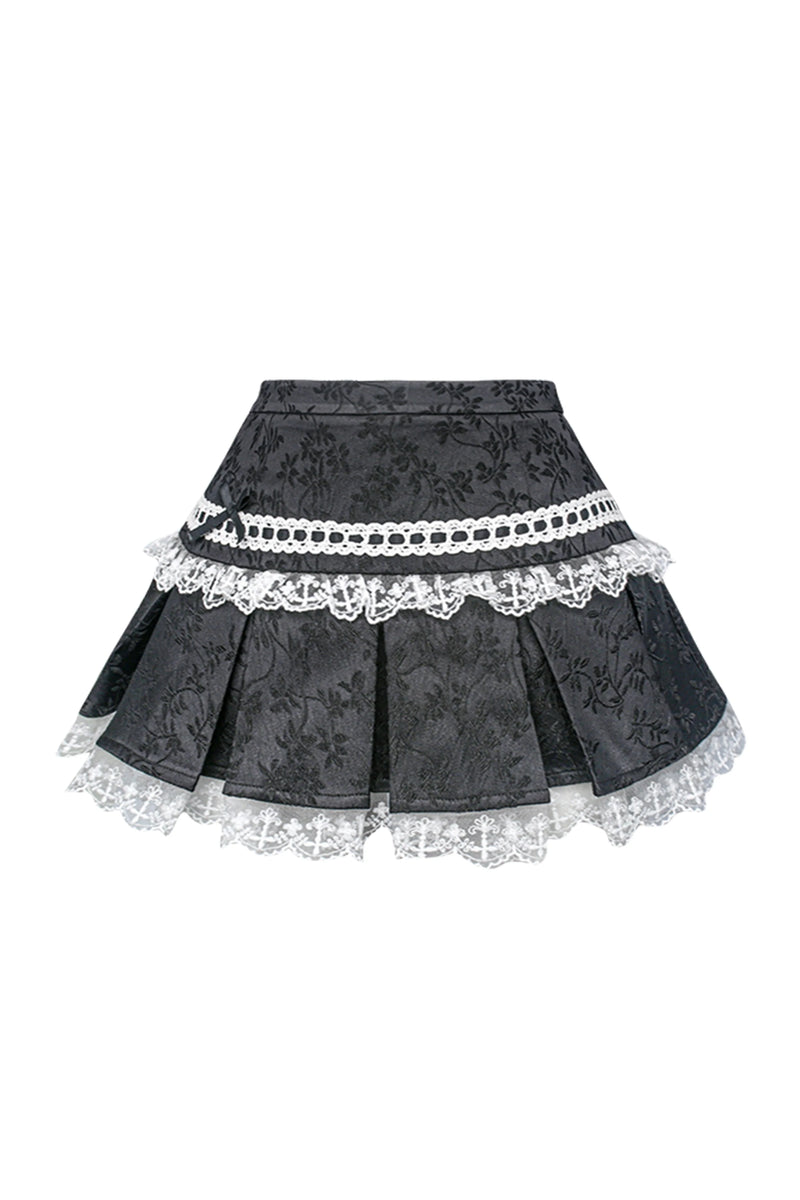 Dark Sweet Girly Top + Tiered Skirt