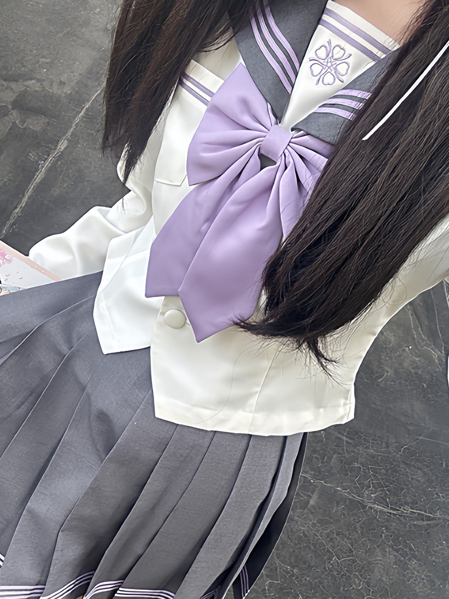 Star Mist Sailor Top + Skirt + Ribbon