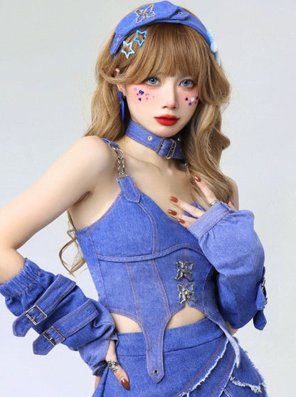 Y2k Gradient Dress + Gradient Set