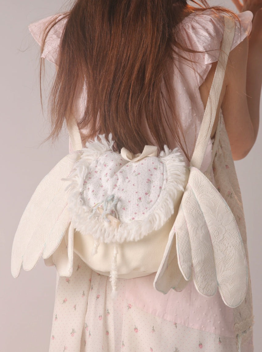 Rose Flower Wing Backpack