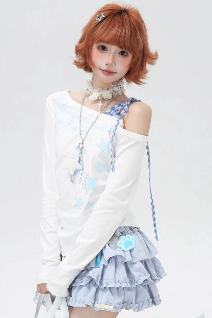 Shell One Shoulder Top