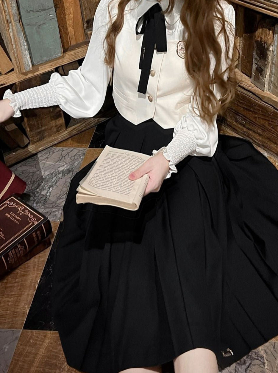 [pre-order] Christine Cape + Vest + Shirt + Long Skirt