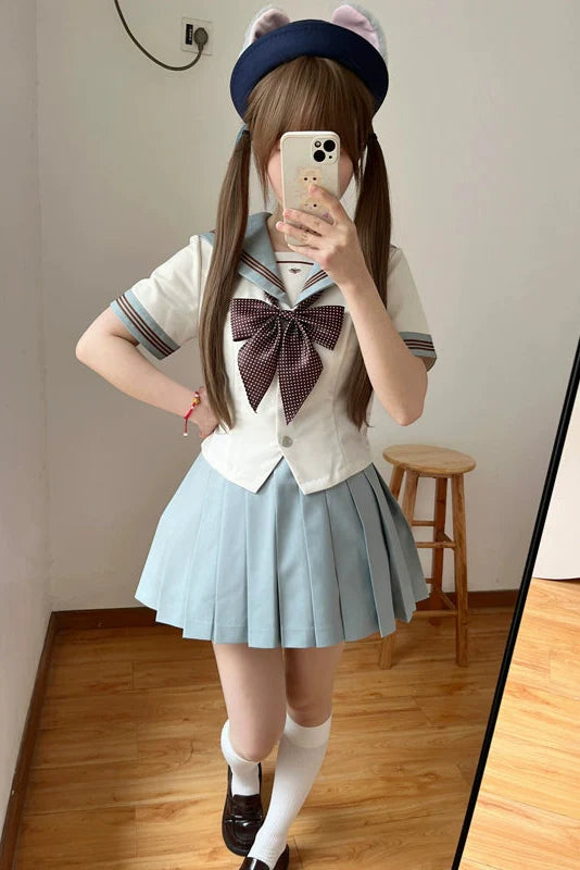 Milk Green Sailor Uniform