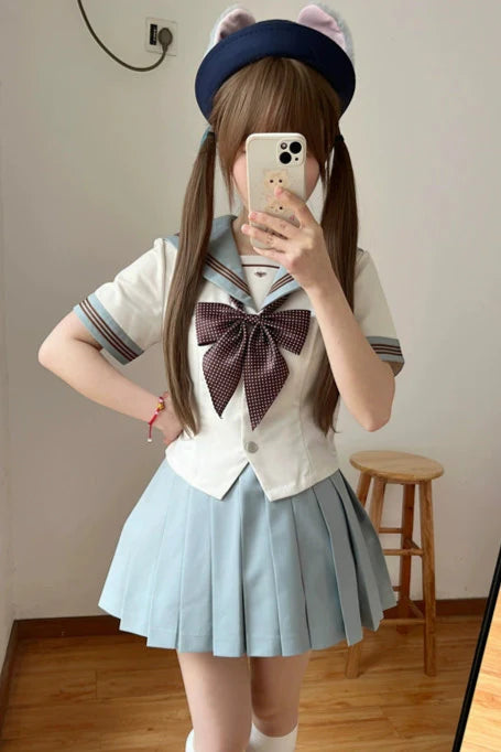 Milk Green Sailor Uniform