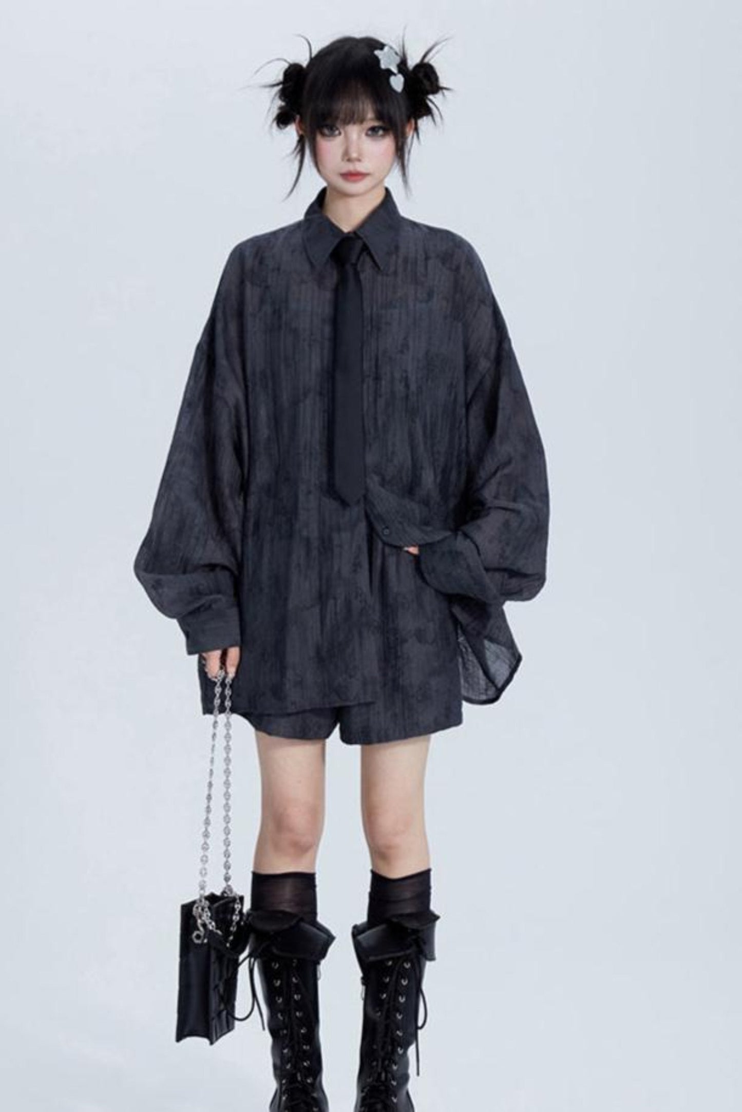 Summer Tencel Shirt & Shorts Set