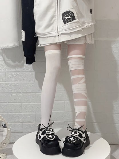 [angel Style] Love Medical Band-aid Platform Shoes