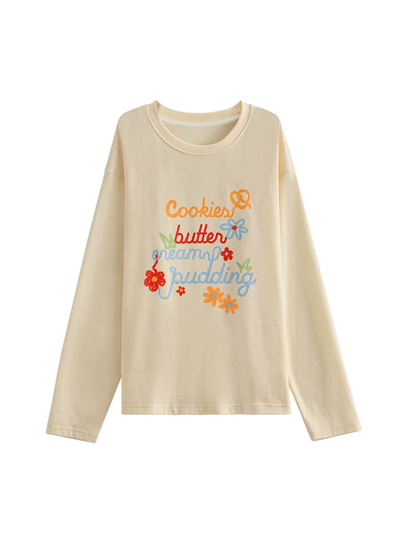 Mori Girl Round Neck Top