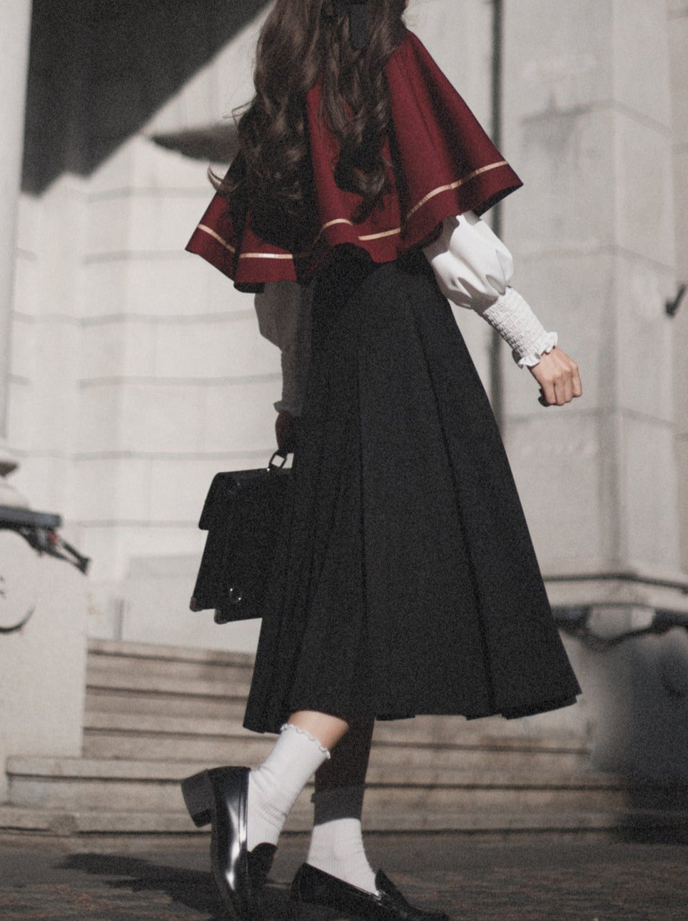 [pre-order] Christine Cape + Vest + Shirt + Long Skirt