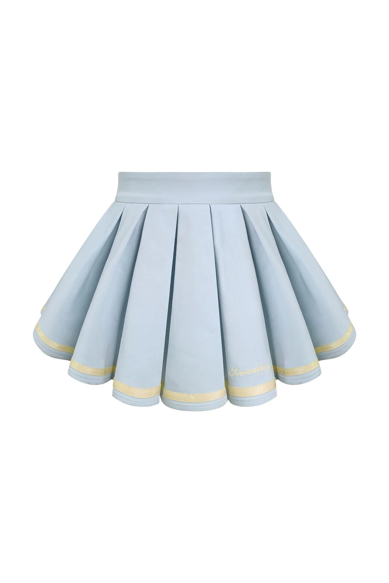Academy Ribbon Top + Pleated Skirt